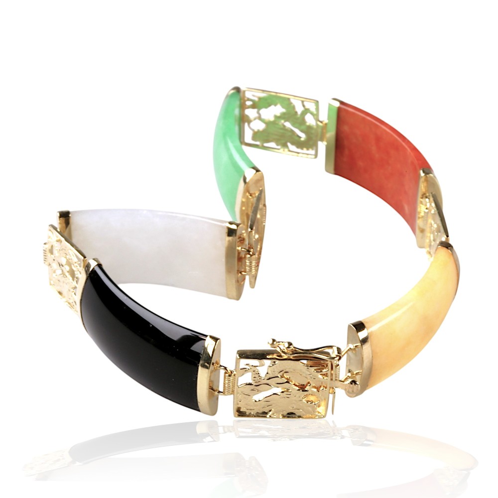 Multi-Color Jade Bracelet 21