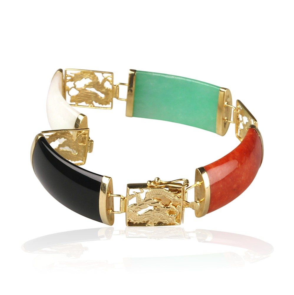 Multi-Color Jade Bracelet 21