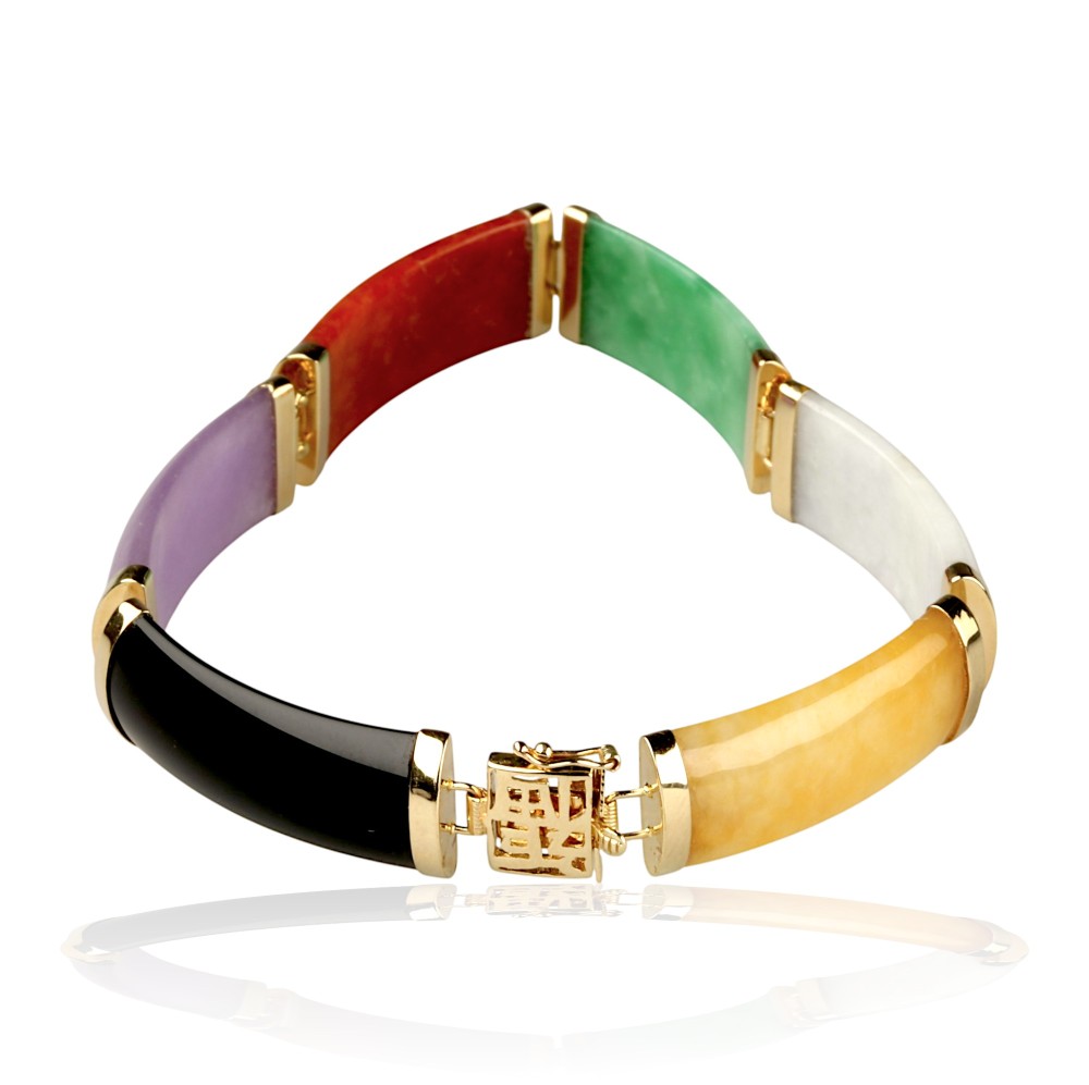 Multi-Color Jade Bracelet 23