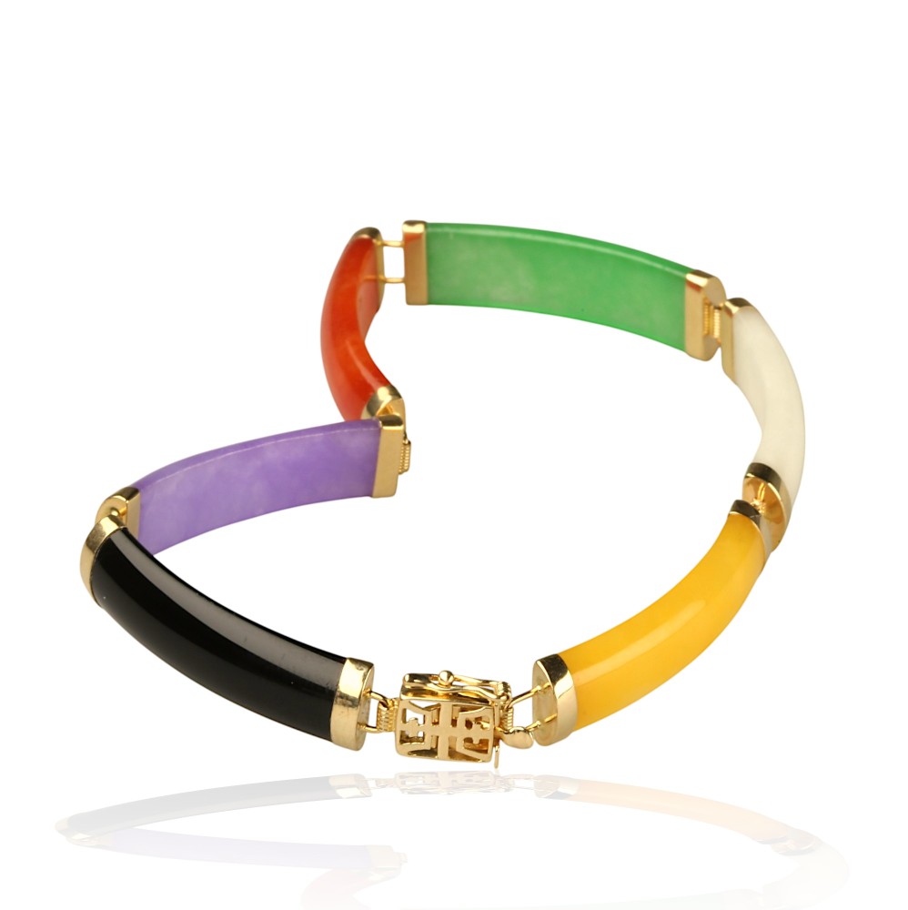 Multi-Color Jade Bracelet 25