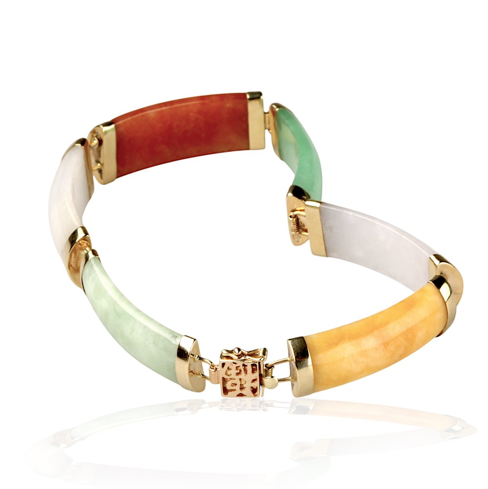 Multi-Color Jade Bracelet 36