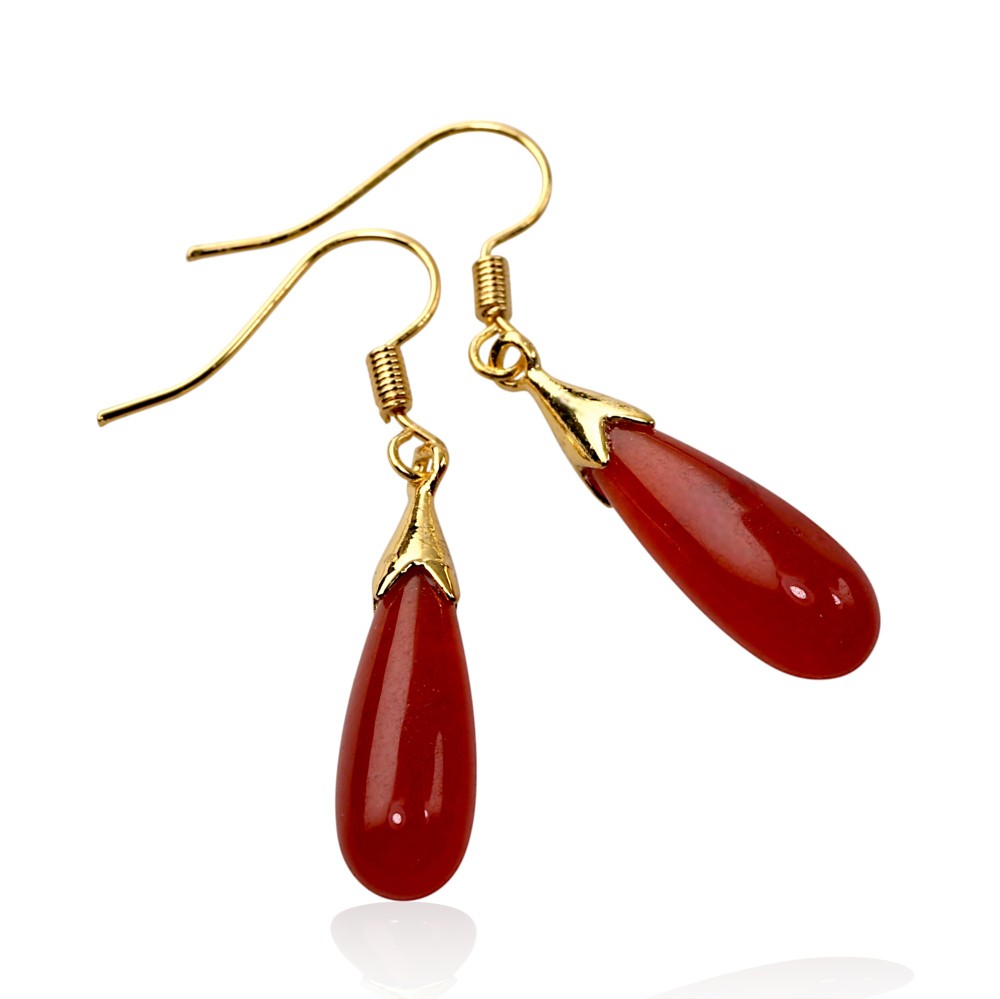 Silver Jade Earring