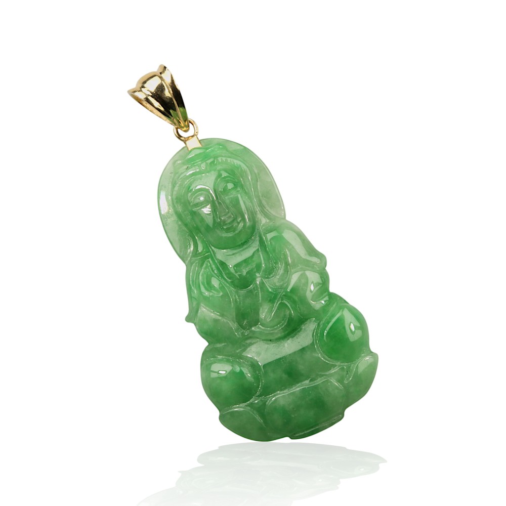 Jade Buda Pendant