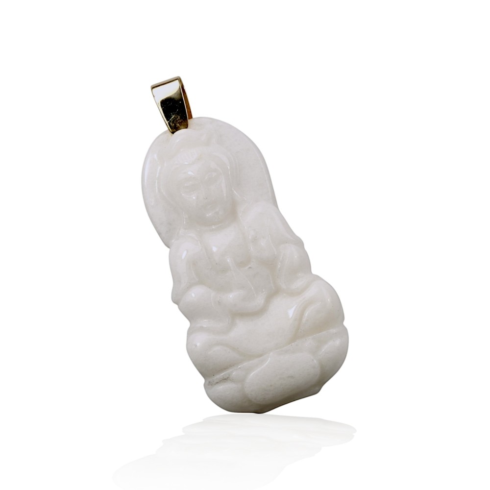 Jade Buda Pendant