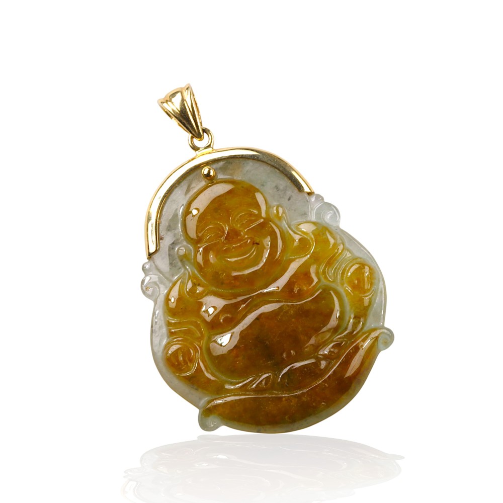 Jade Buda Pendant