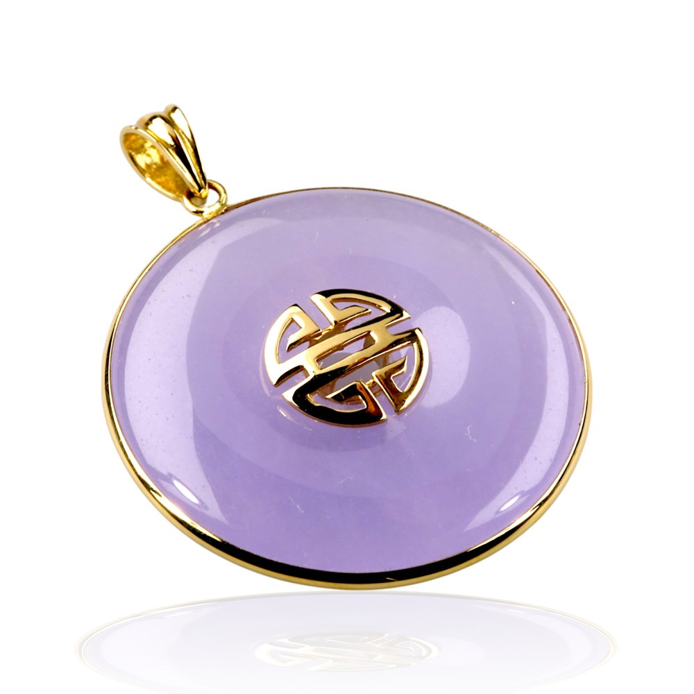 Lavender Jade Pendant