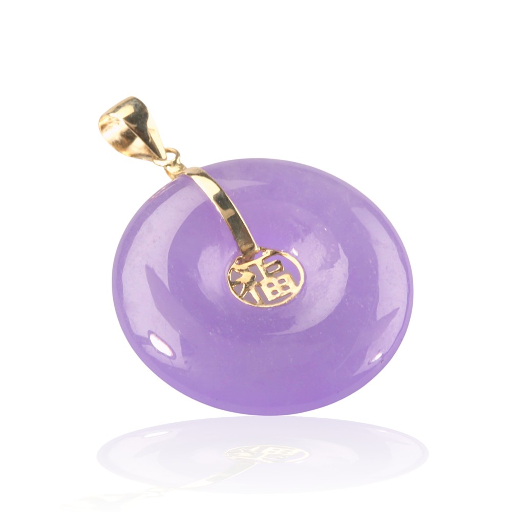 Lavender Jade Pendant
