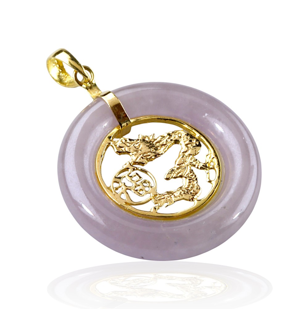 Lavender Jade Pendant