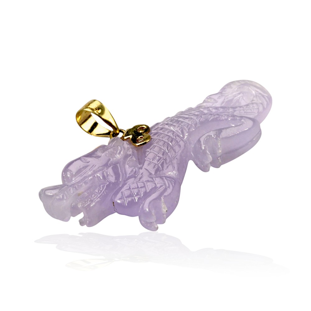 Lavender Jade Pendant