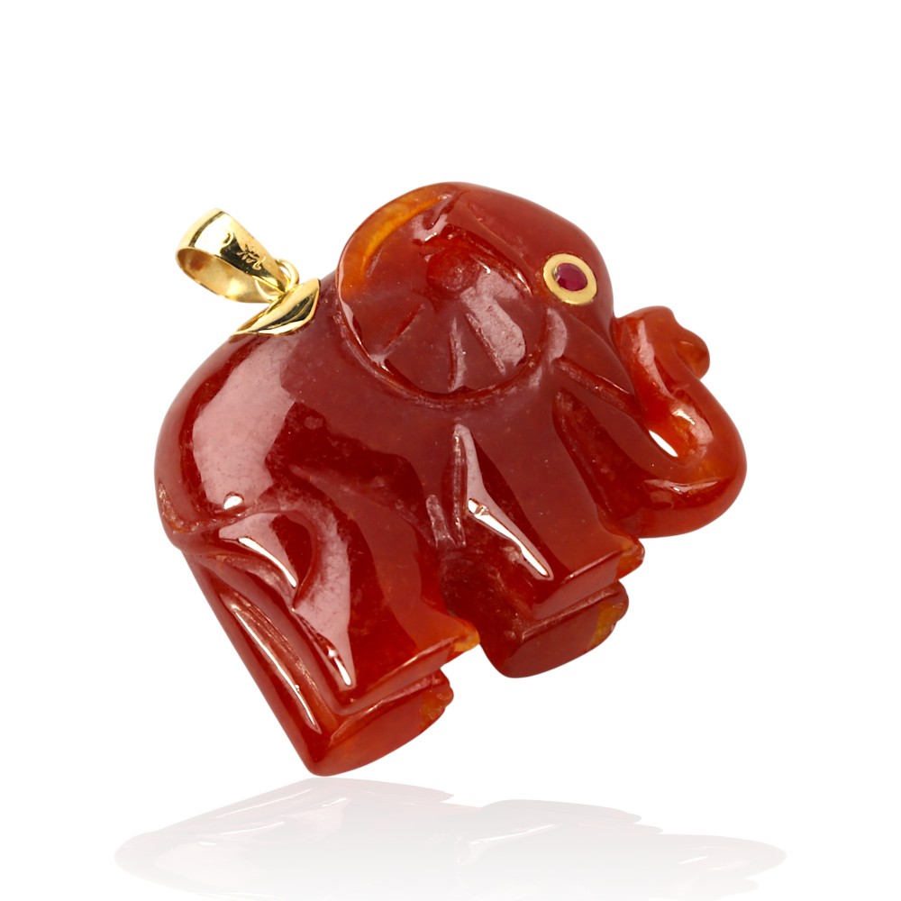 Red Jade Pendant