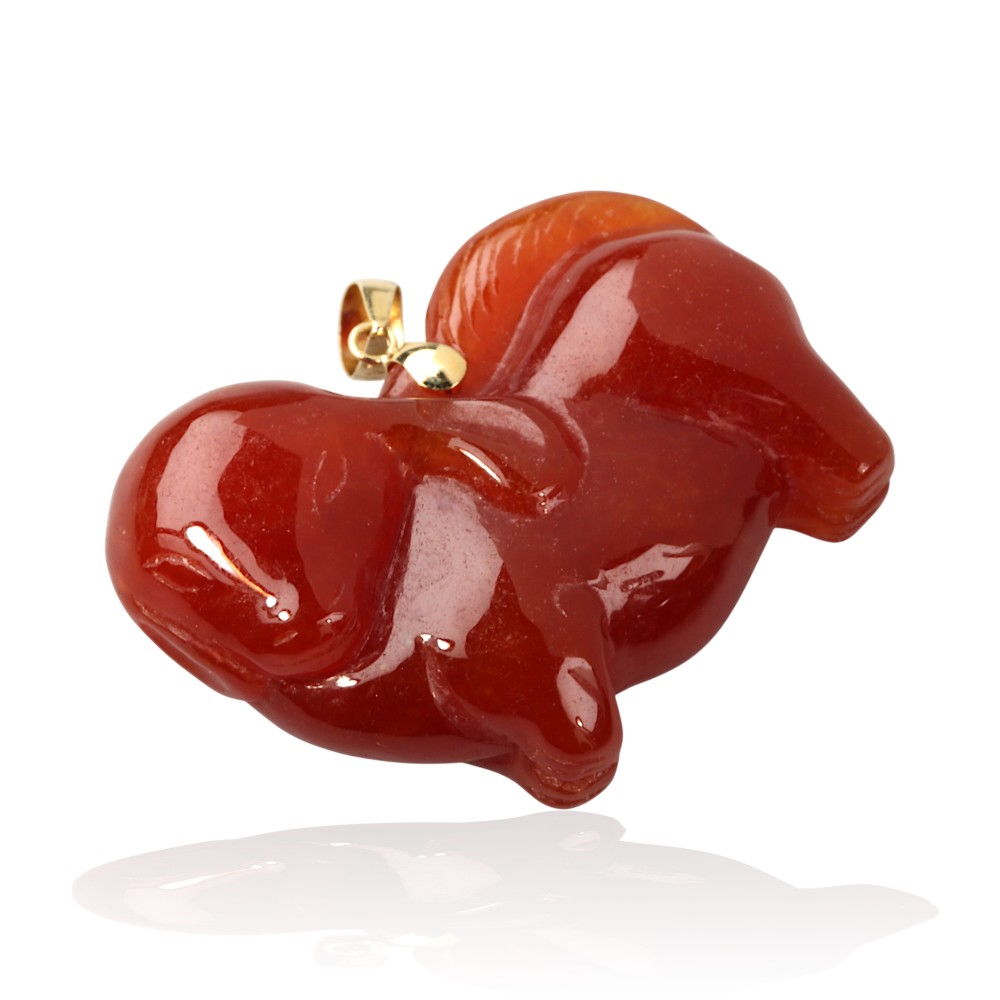 Red Jade Pendant