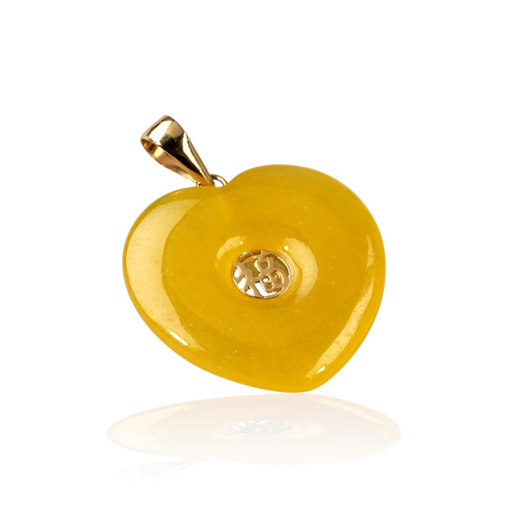 Yellow Jade Pendant