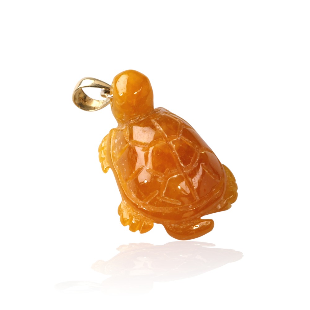 Yellow Jade Pendant