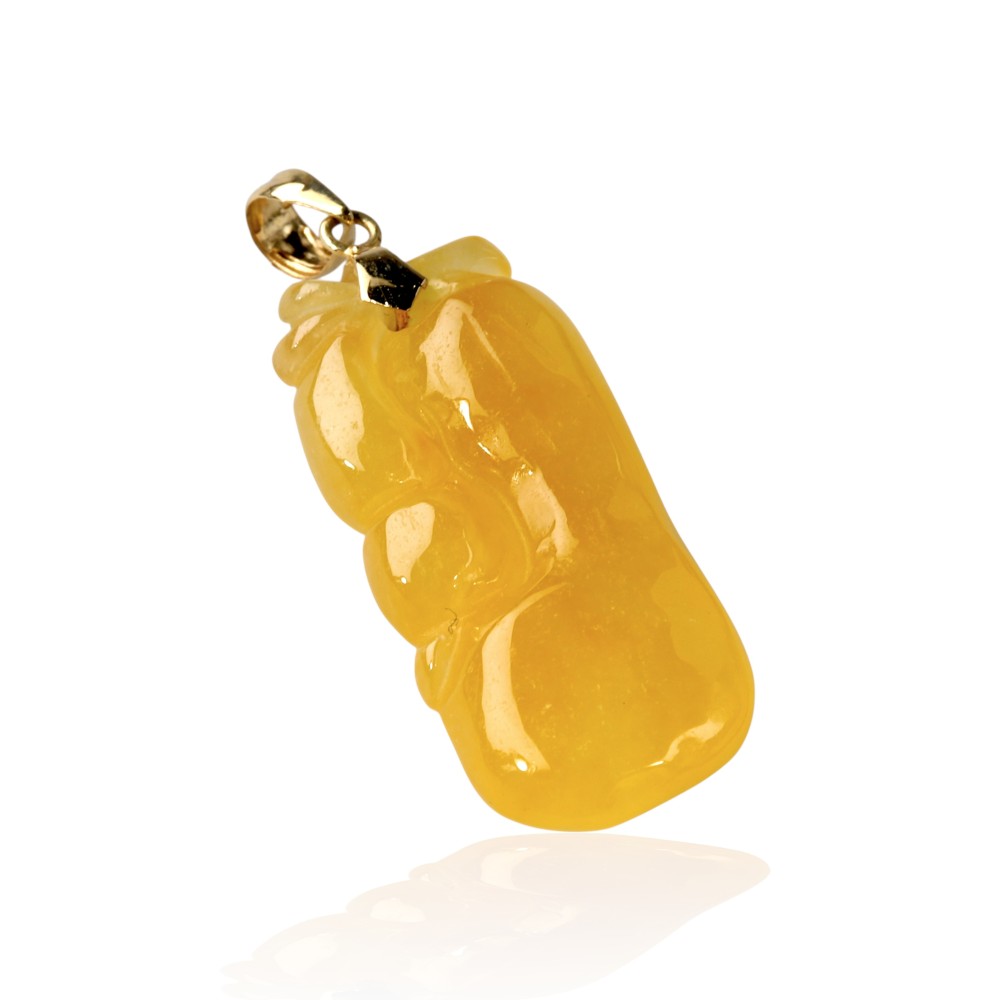 Yellow Jade Pendant