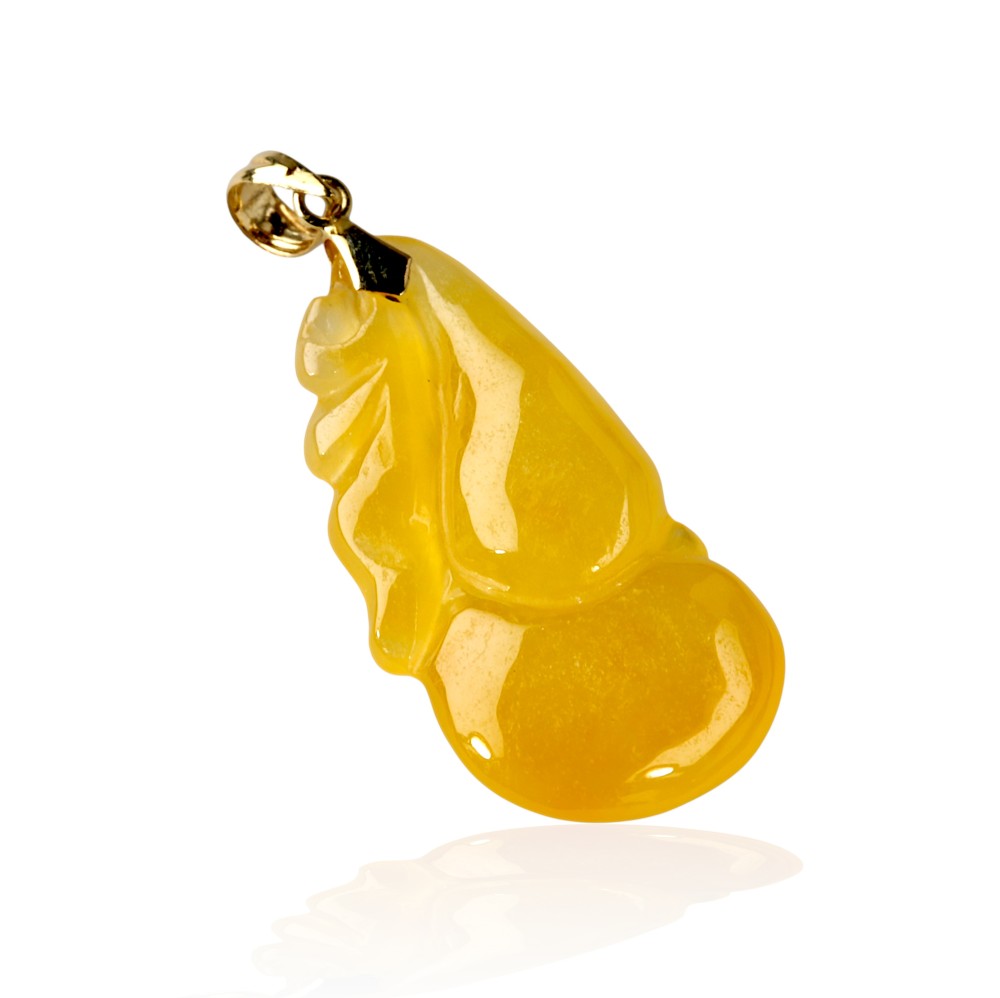 Yellow Jade Pendant