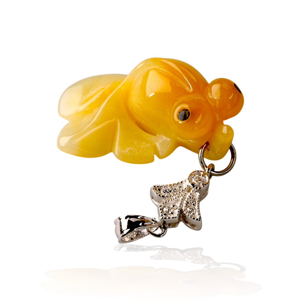 Yellow Jade Pendant