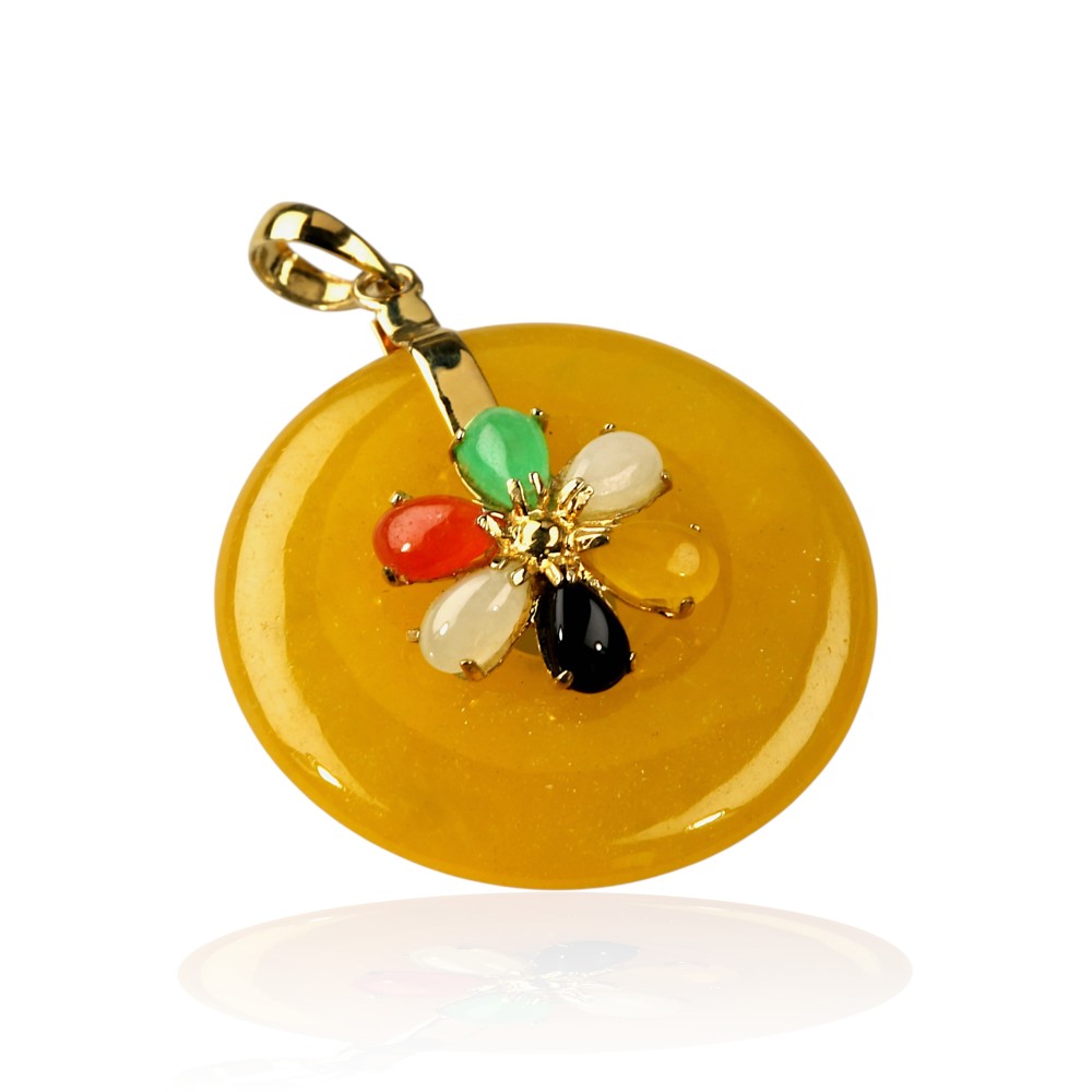 Yellow Jade Pendant