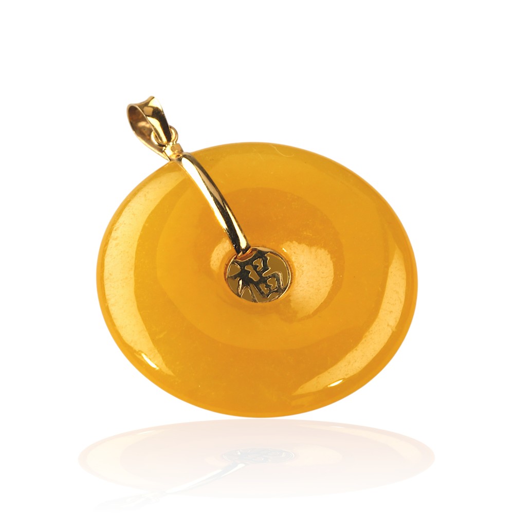 Yellow Jade Pendant