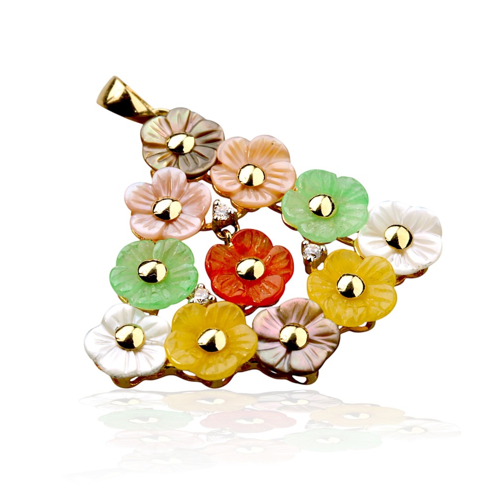 Multi Color Jade Pendants