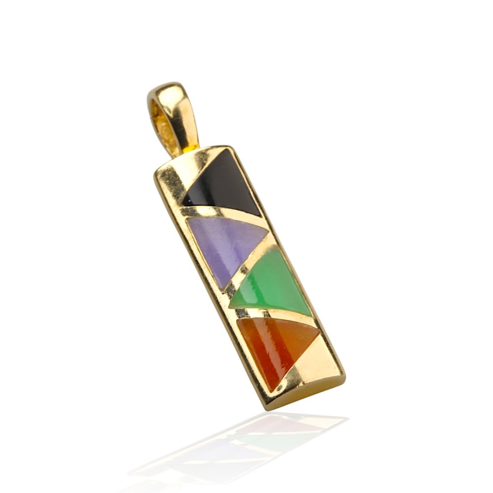 Multi Color Jade Pendants