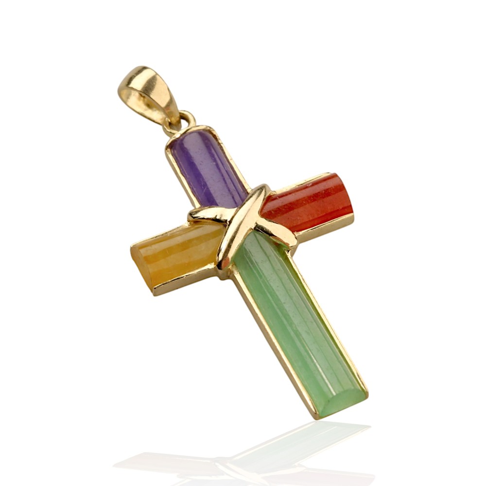 Multi Color Jade Pendants