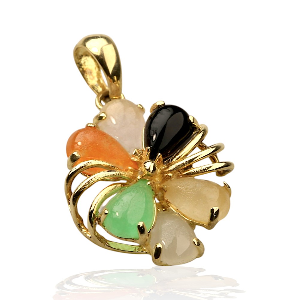 Multi Color Jade Pendants