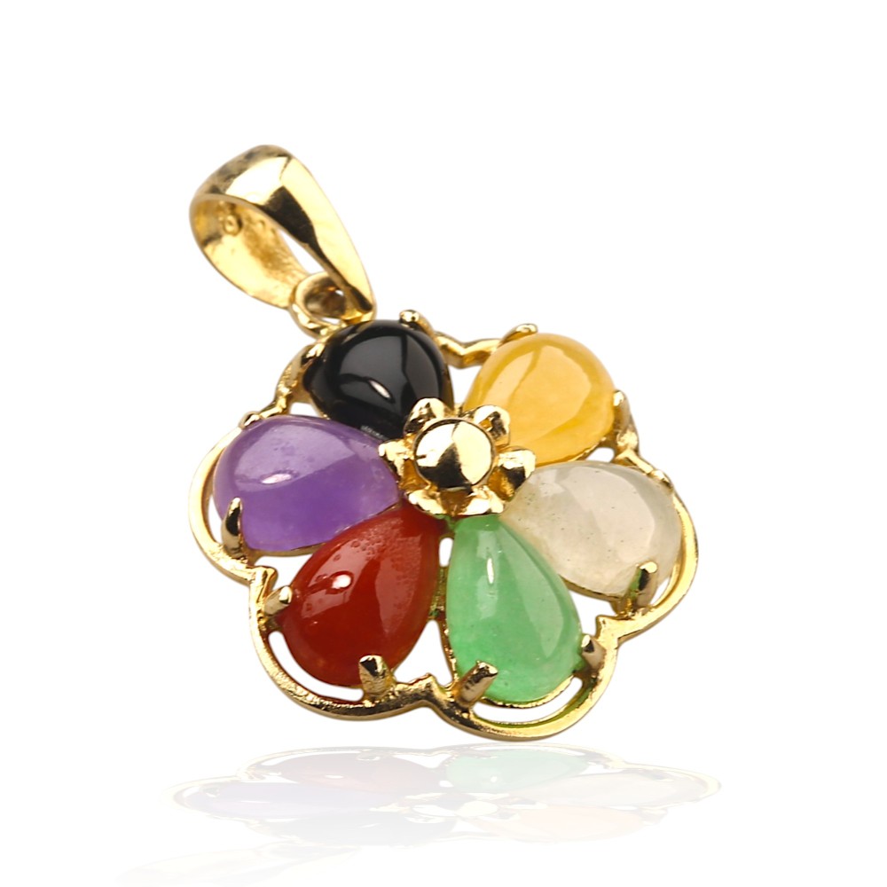 Multi Color Jade Pendants