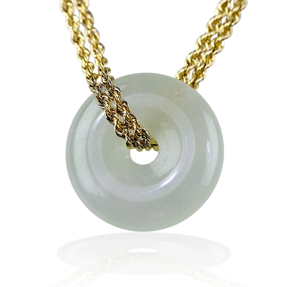 Jade Disc Pendant