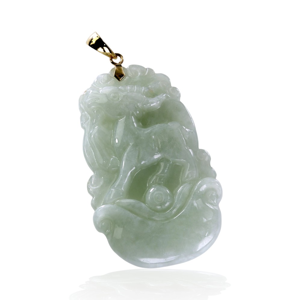 Zodiac Jade Pendant