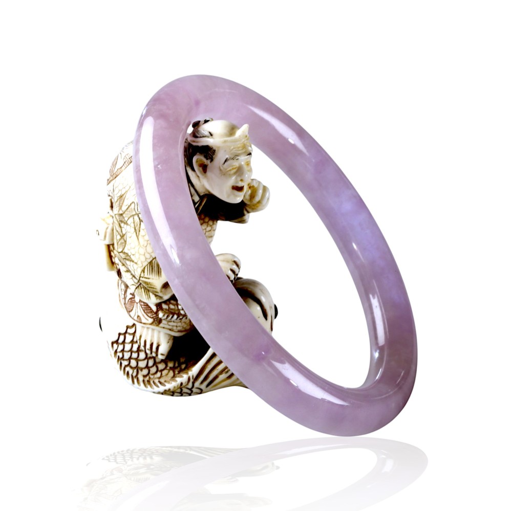 Lavender Jade Bangle