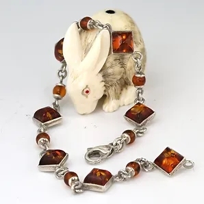 Sterling Silver Jade Bracelet