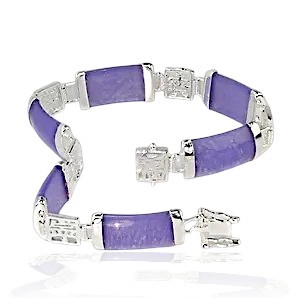 Sterling Silver Jade Bracelet