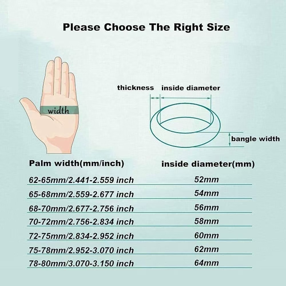 Solid Green Jade Bangle with Inner Diameter 60 to 80 mm