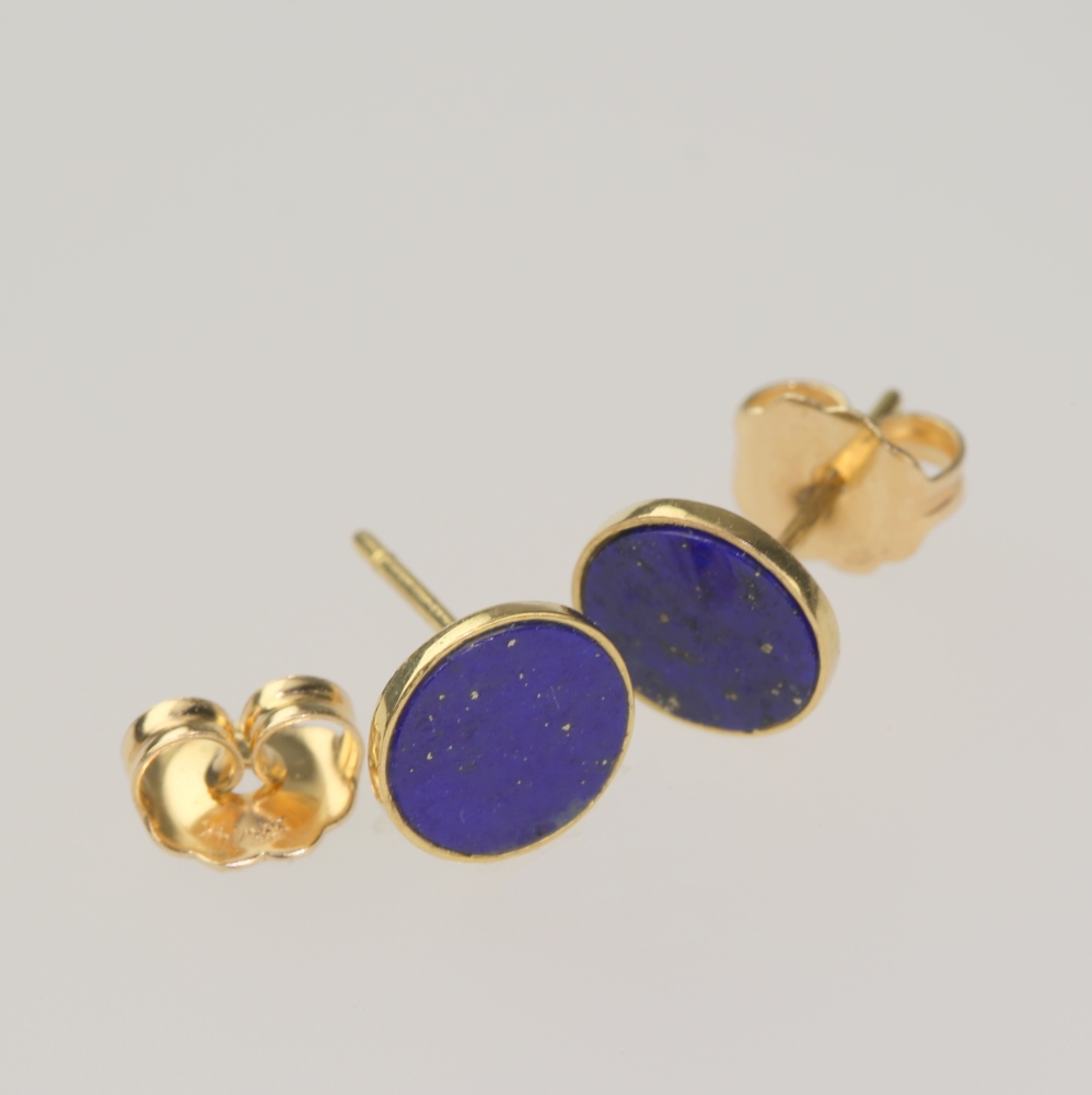 925 Sterling Silver Blue Laps Earrings