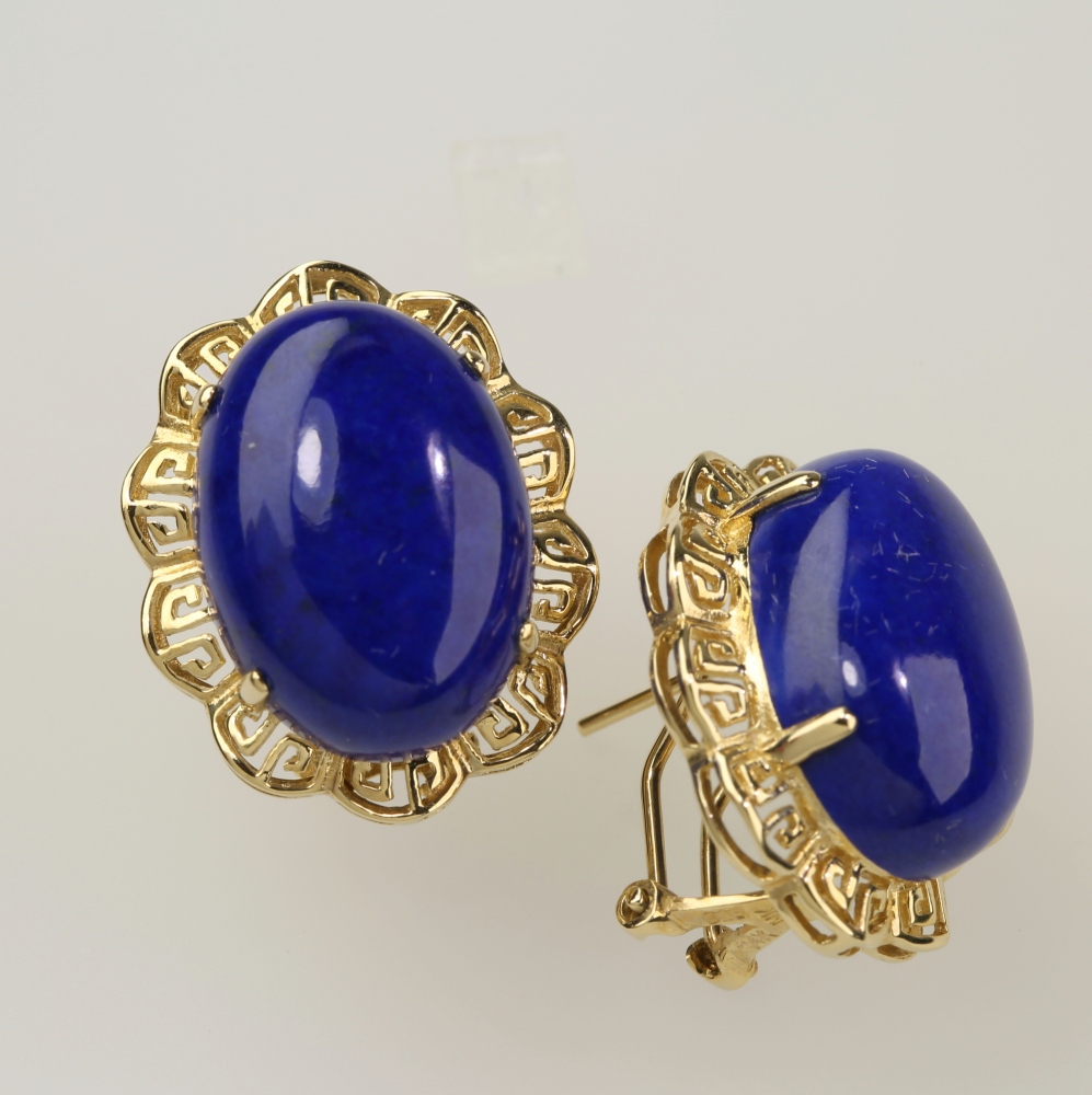 925 Sterling Silver Blue Laps Earrings