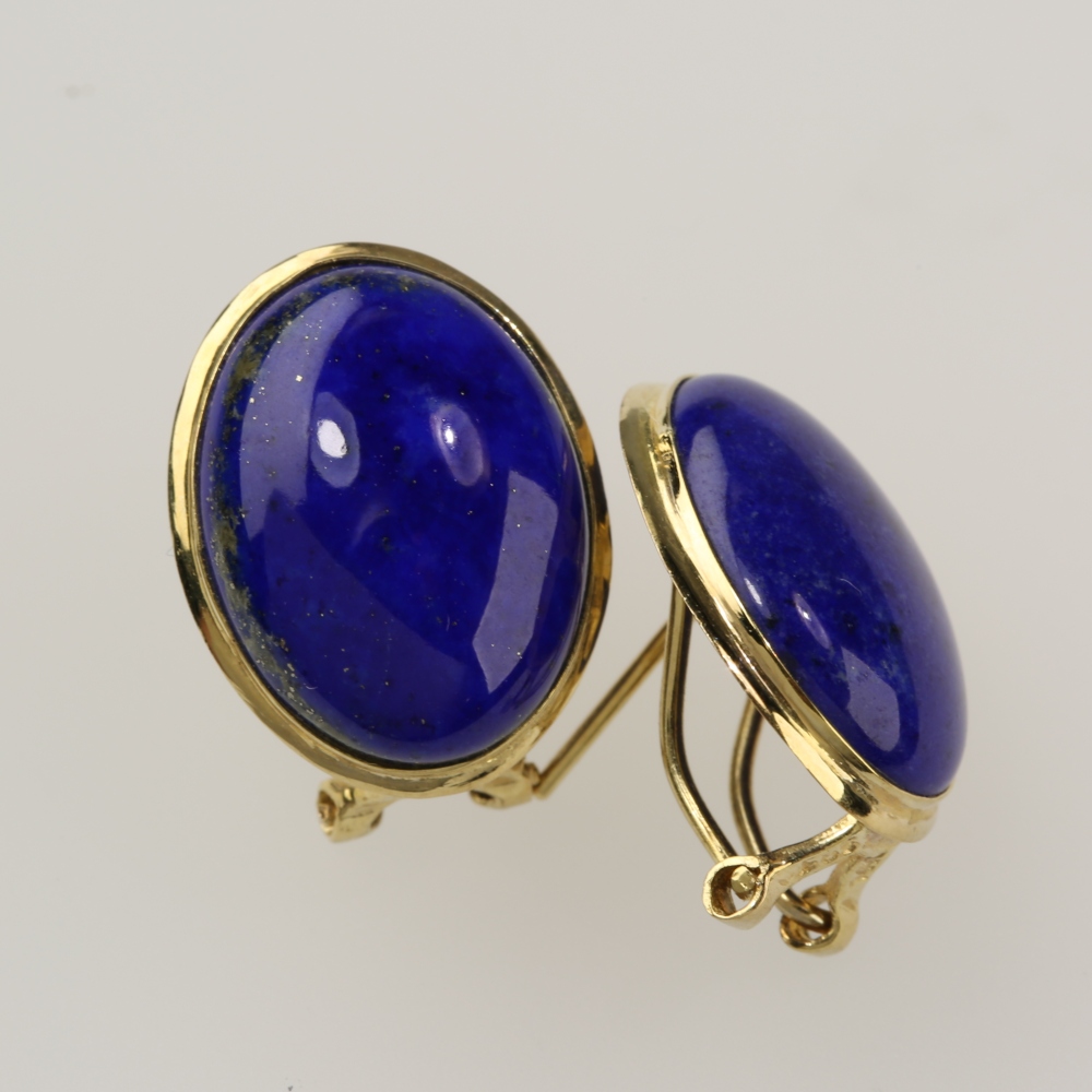 925 Sterling Silver Blue Laps Earrings