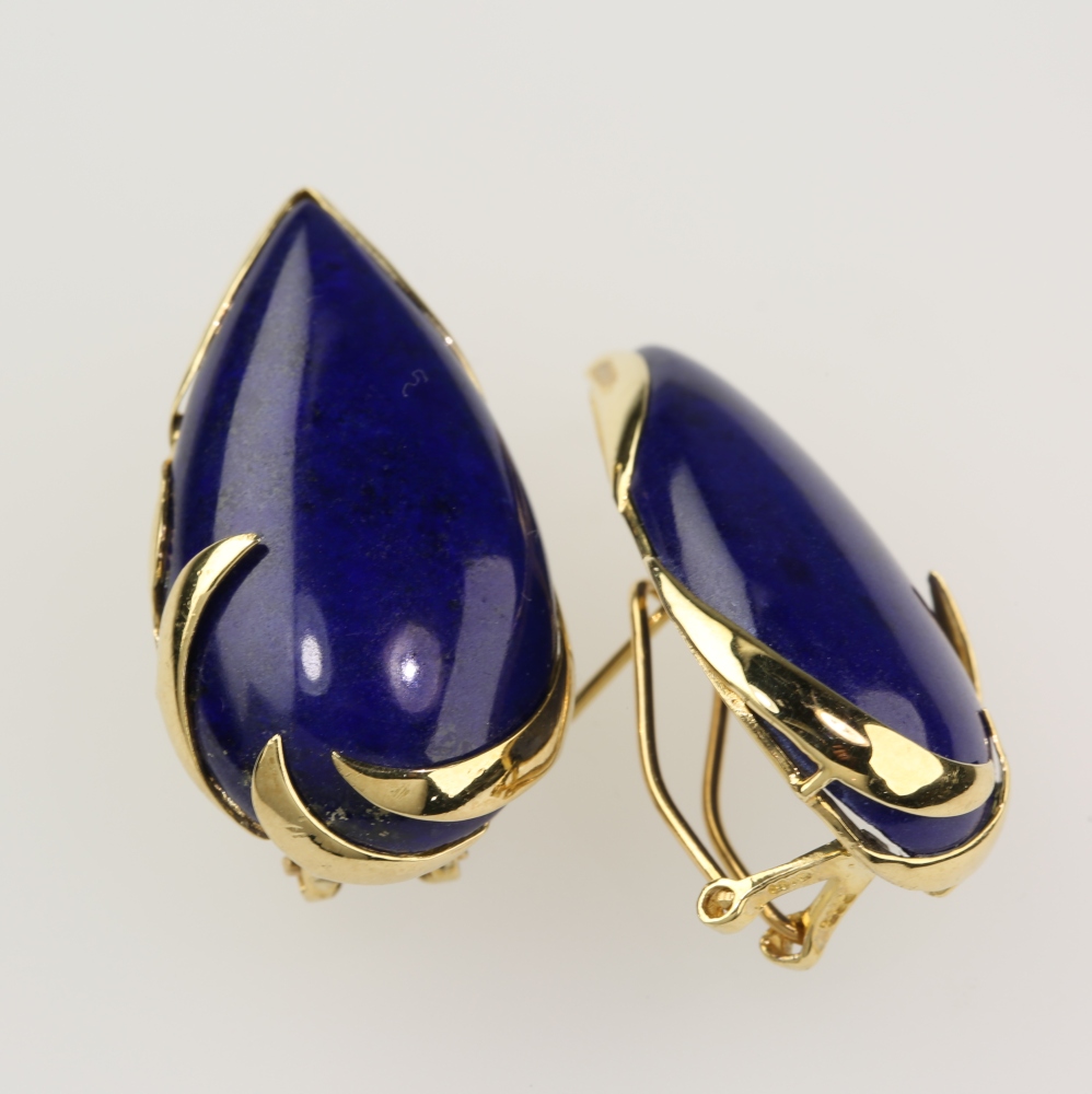 925 Sterling Silver Blue Laps Earrings