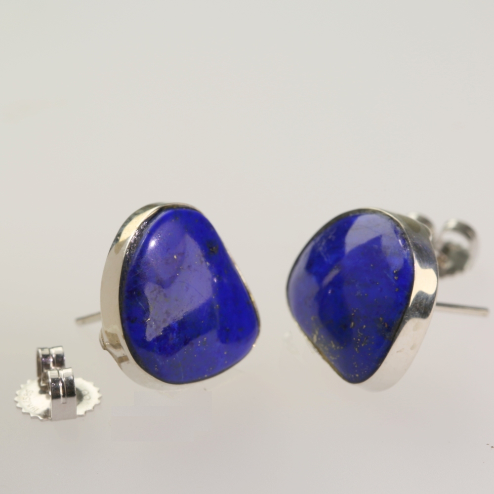 925 Sterling Silver Blue Laps Earrings
