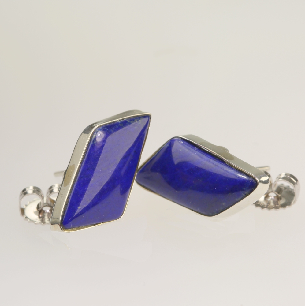 925 Sterling Silver Blue Laps Earrings