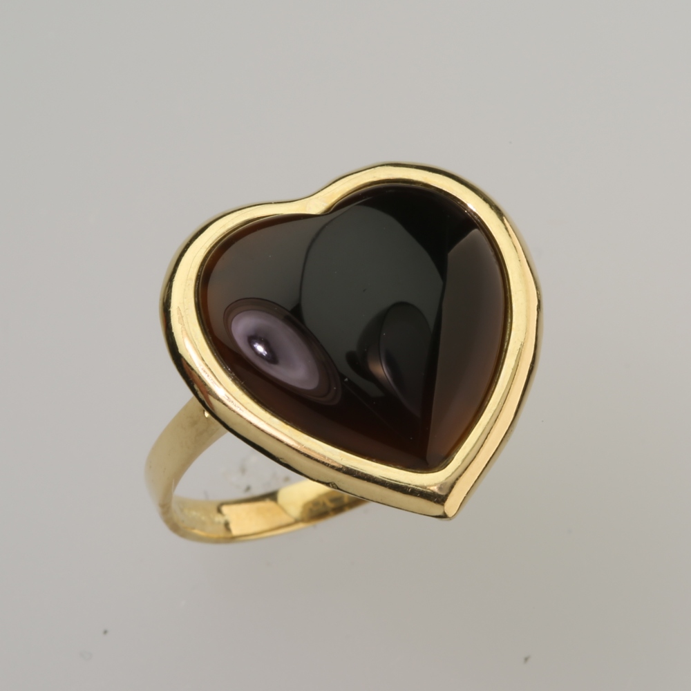 Solid 14K Gold Black Onyx Ring
