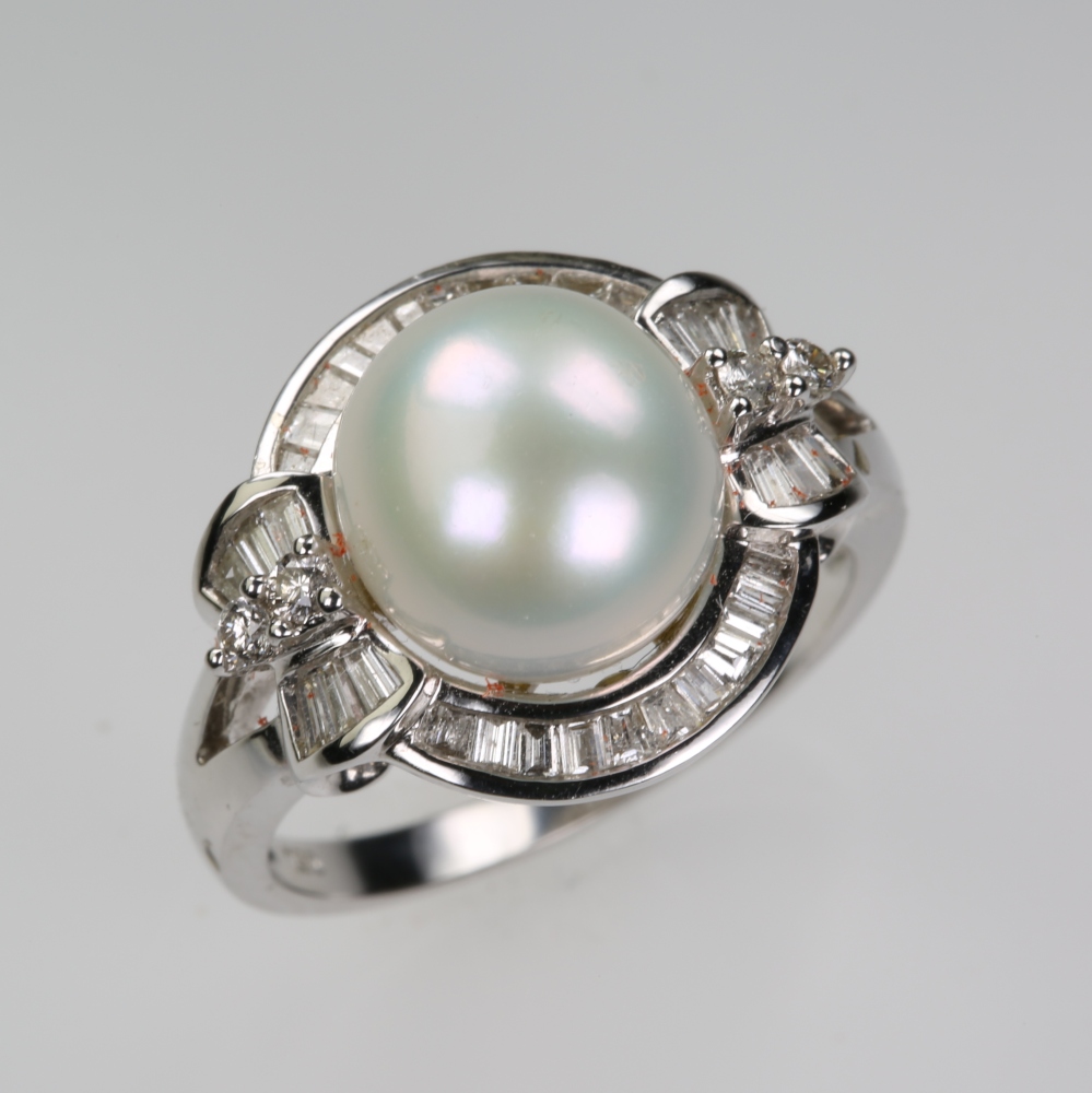 Solid 14K Gold South Sea Pearl Ring