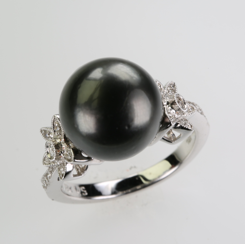 Solid 14K Gold South Sea Pearl Ring