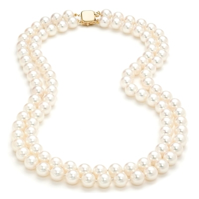 Solid14K Gold Cultured Pearl Necklace