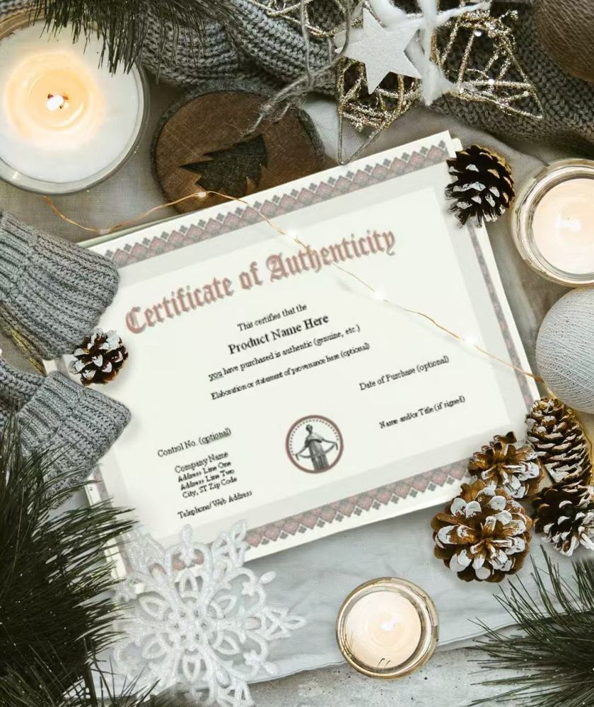 Certificate of Authenticity