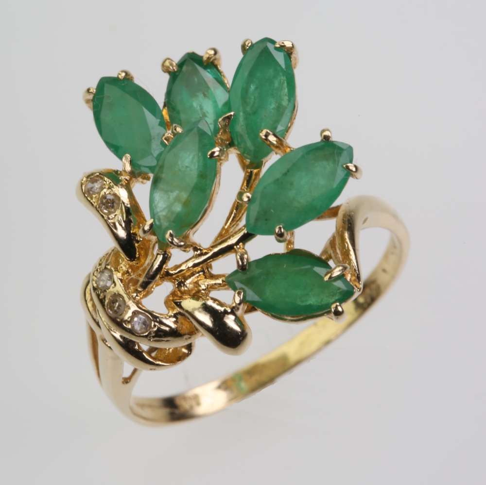 14 Karat Gold Ruby Ring