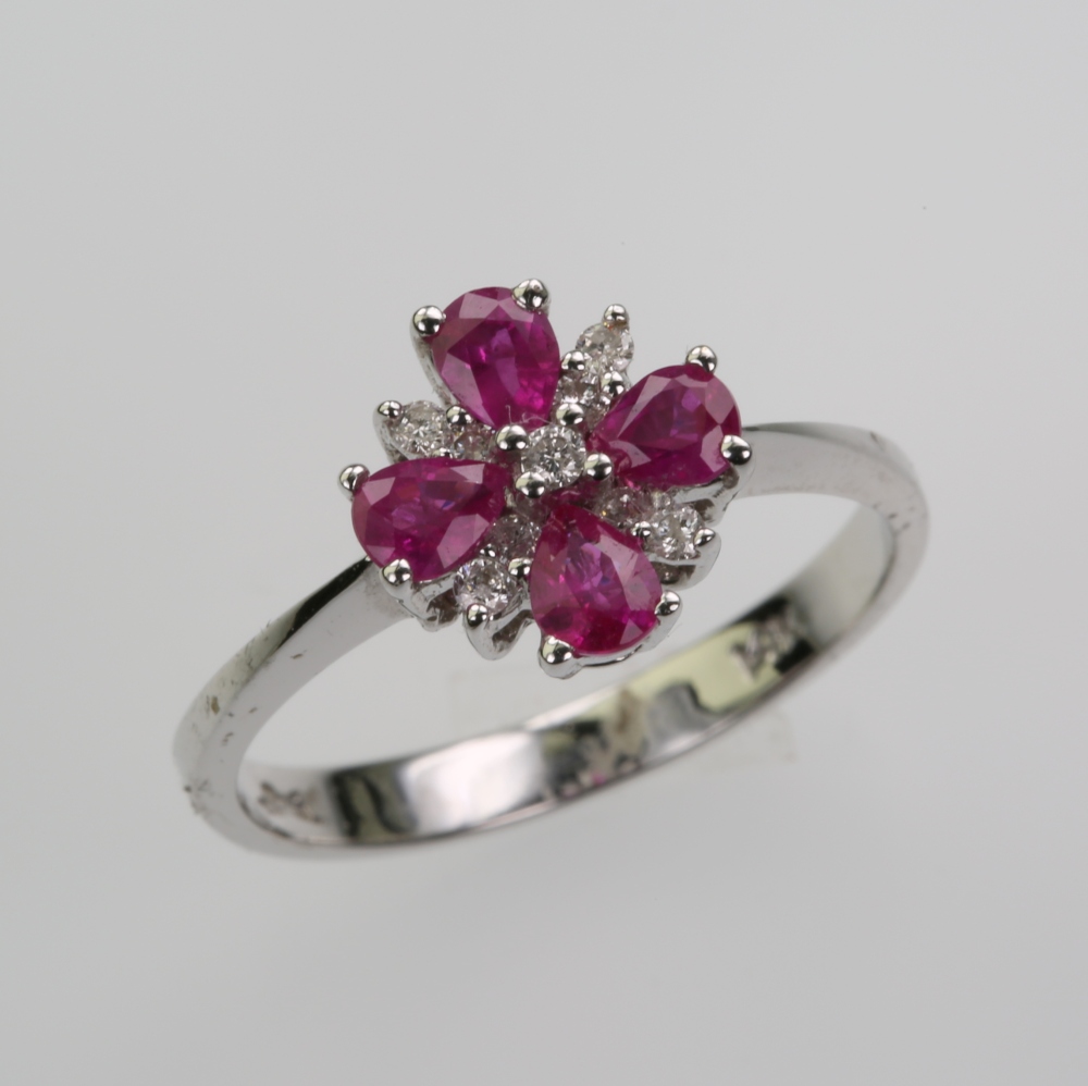 14 Karat Gold Ruby Ring