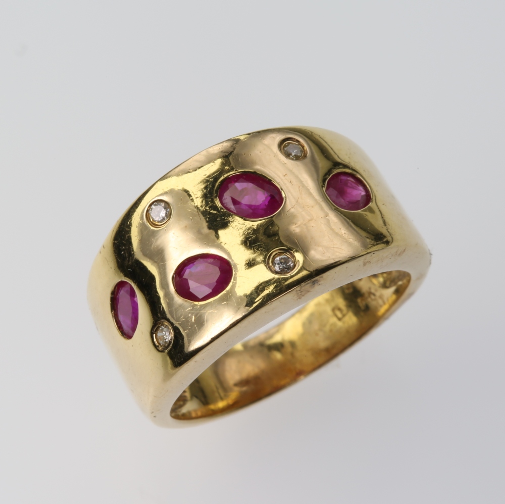 14 Karat Gold Ruby Ring