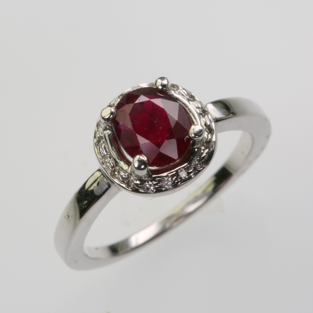 14 Karat Gold Ruby Ring