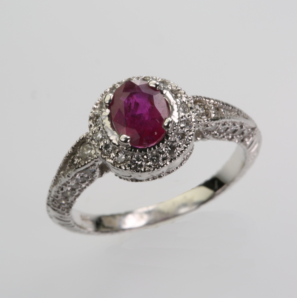 14 Karat Gold Ruby Ring