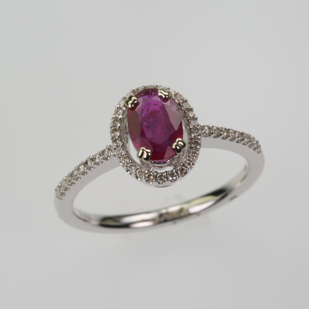 14 Karat Gold Ruby Ring